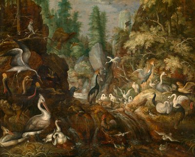جنة الطيور بواسطة Roelandt Jacobsz. حفظ