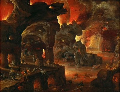 Orphee dans les Enfers - Orpheus in the Underworld - Roelant Savery (1576-1639). زيت على خشب ، حوالي ١٦١٢-١٦١٥. الأبعاد: 27x35 سم. متحف تاريخ الفن ، فيين بواسطة Roelandt Jacobsz. حفظ