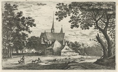 منظر لكنيسة سينت ويليبروردوس في كلاين زاندرت Rysbergen (العنوان على الكائن) Villagescapes in the Northern Netherlands (عنوان المسلسل) بواسطة كليمان دي جونغي (ربما)
