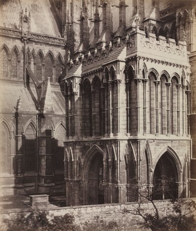 كاتدرائية لينكولن: The Galilee Porch، c. 1857. بواسطة روجر فينتون