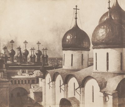 موسكو ، قباب الكنائس في الكرملين 1852. بواسطة روجر فينتون