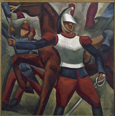 Cuirassier (زيت على قماش بواسطة روجر دي لا فريسناي