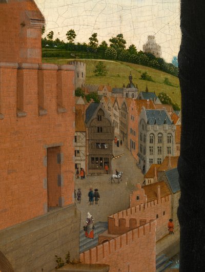 تفاصيل رسم القديس لوقا صورة العذراء (زيت على لوحة) بواسطة روجير فان دير (بعد) وايدن