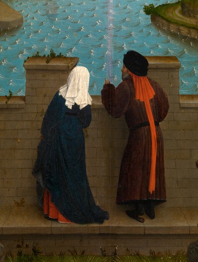 تفاصيل رسم القديس لوقا صورة العذراء (زيت على لوحة) بواسطة روجير فان دير (بعد) وايدن