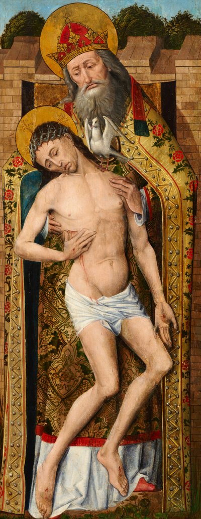 الثالوث المقدس ، اللوحة الخارجية لـ Weston Triptych ، c.1480 بواسطة روجير فان دير ويدين