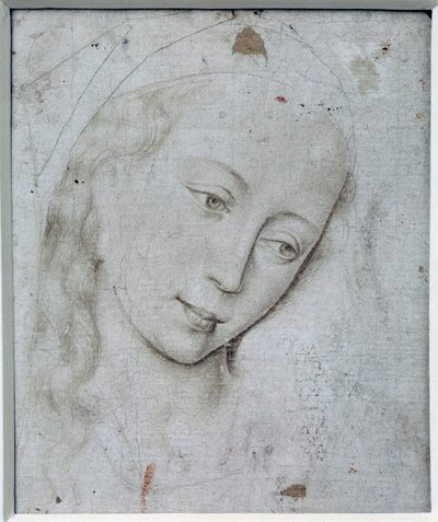 رأس العذراء. رسم روجير (روجر) فان دير وايدن (1400-1464) إي سي. Flam. بواسطة روجير فان دير ويدين