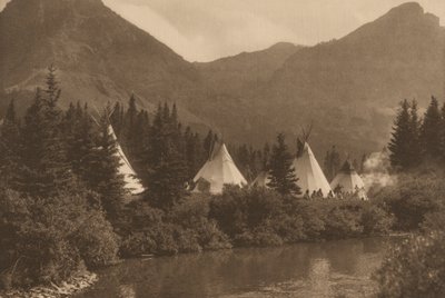 أعلى الضفة، بيغان، مونتانا، مونتانا، 1915 (صورة) بواسطة رولاند دبليو ريد