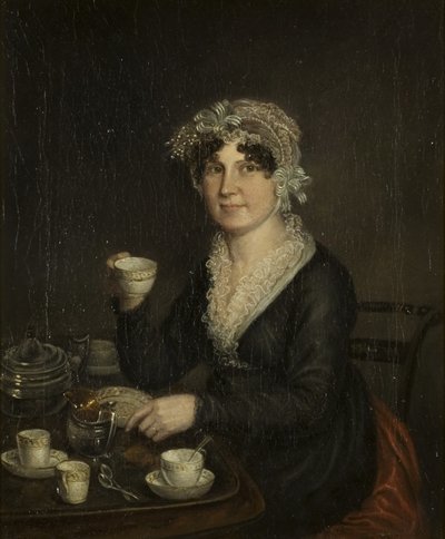 صورة للسيدة إلين شاربلز ، حوالي 1814 (زيت على قماش) بواسطة روليندا شارلز
