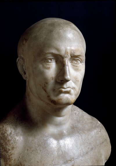 تمثال نصفي لـ Scipio الأفريقي (نحت على الرخام) بواسطة رواية