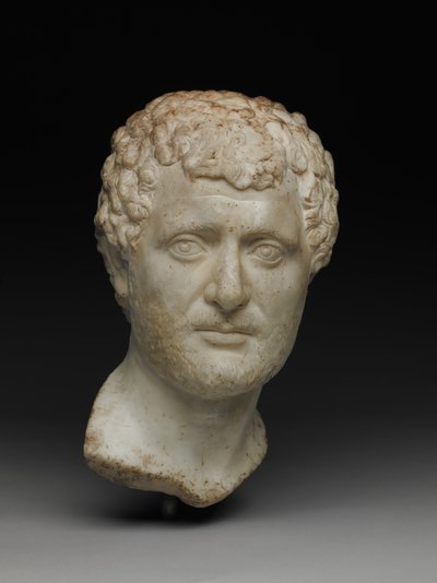 صورة رأس لرجل ، cAD 130-145 (رخام) بواسطة رواية