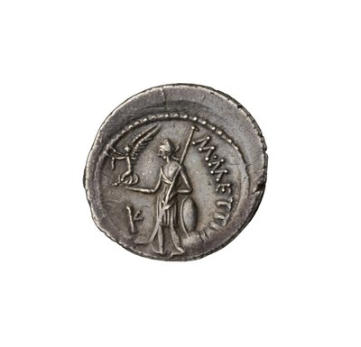 عملة جمهورية رومانية من روما ، 44 قبل الميلاد (فضي) بواسطة Roman