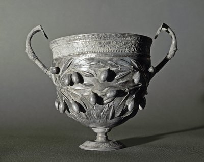 Silver kantharos with olive branch بواسطة رواية