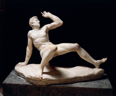Statue of a falling Gaul, copy of a 3rd century BC Pergamon school original (marble) بواسطة رواية