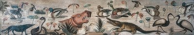 الحيوانات في النيل ، من بيت الفون (Casa del Fauno) ، بومبي بواسطة رواية