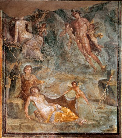 زفاف Zephyrus والإلهة Chloris (في الهواء الطلق ، 45-79 م) بواسطة رواية