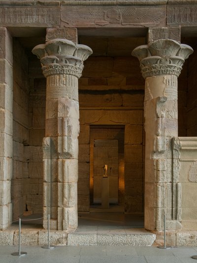 معبد Dendur ، c.10 قبل الميلاد (الحجر الرملي الأيولي) بواسطة الفترة الرومانية المصرية