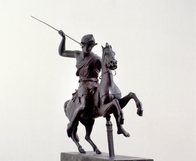 Amazon on horseback (bronze sculpture after a Greek original from the 3rd century BC) بواسطة رومان رومان