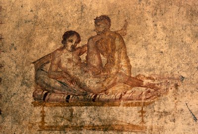 لوحة جدارية مثيرة من House of Vettii، بومبي (قائمة التراث العالمي لليونسكو بواسطة رومان رومان