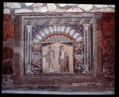 نبتون وأمفيتريت. فسيفساء جدارية من triclinium of the casa di Nettuno e Anfitrite ، القرن الخامس قبل الميلاد - القرن الأول الميلادي بواسطة رومان رومان
