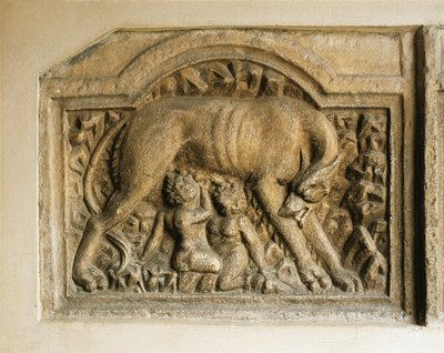 Romulus and Remus (stone) بواسطة رومان رومان