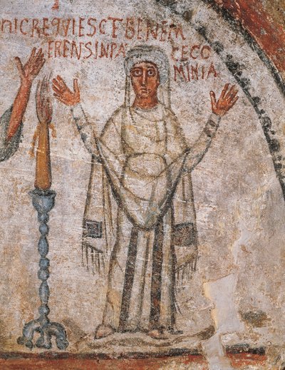 The deceased Cominia (fresco) بواسطة رومان رومان