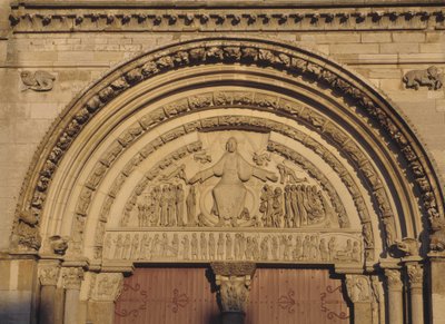 Vezelay Cathedral Tympanum (Yonne 89) بواسطة رومانيسك