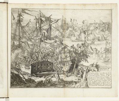 معركة ليبانتو 1571 فيكتوار دي ليبانتو (العنوان على الكائن) Guerres de Flandres (عنوان المسلسل) بواسطة رومين دي هوج (منسوب إلى)