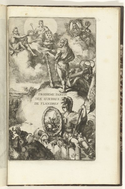طباعة العنوان للمجلد الثالث من Guerres de Flandres Troisieme partie des Guerres de Flandres (العنوان على الكائن) Guerres de Flandres (عنوان المسلسل) بواسطة رومين دي هوج (منسوب إلى)