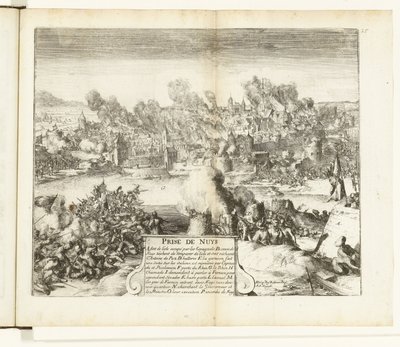 الاستيلاء على نويس ونهبها 1586 Prize de Nuys (العنوان على الكائن) Guerres de Flandres (عنوان المسلسل) بواسطة Romeyn de Hooghe