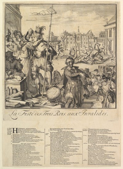 The Feste des Trois Rois.nd بواسطة Romeyn de Hooghe