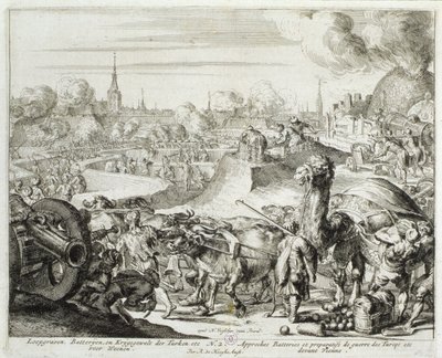 دورة طباعة فيينا ، الموقف التركي في فيينا ، 1683 بواسطة Romeyn de Hooghe