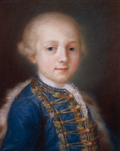 صورة لصبي روسالبا كاريرا (1673-1757) بواسطة روزالبا جيوفانا كاريرا