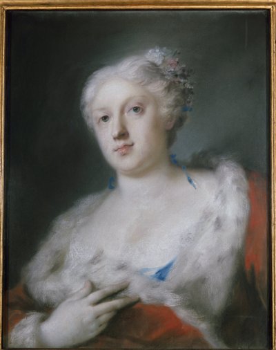 بورتريه ذاتي (بورتريه ذاتي) رسم روزالبا كاريرا (1675-1757) تورينو ، جاليريا سابودا بواسطة روزالبا جيوفانا كاريرا