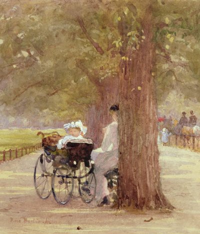 راحة في Rotten Row ، 1892 بواسطة روز مينارد بارتون