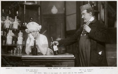 إيفا كيلي وجي بي هنتلي ، الممثلون البريطانيون ، c1907. بواسطة صور الروتاري
