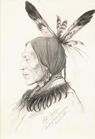 هيو توبا ، فور هورنز أو جاغو ، الحكواتي ، رئيس Hunkpapa Sioux بواسطة رودولف كروناو