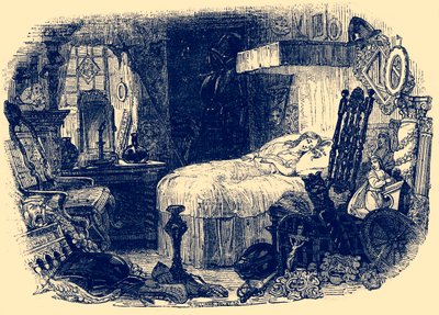 متجر تشارلز ديكنز "The Old Curiosity Shop" بواسطة رودولف ايشستايدت