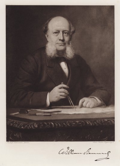 Karl Wilhelm Siemens (litho) بواسطة رودولف ليمان