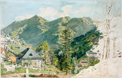 منظر ل Gastein مع Gamskarkogel بواسطة رودولف من البديل