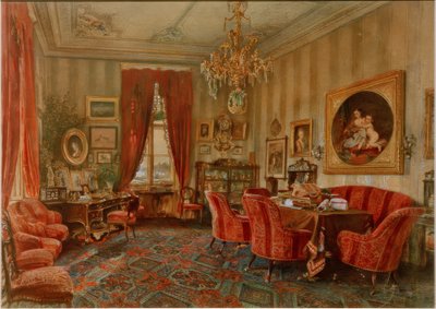 Wiener Salon der Makart-Zeit بواسطة رودولف من البديل