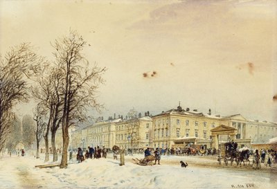 المحطة الشمالية ، فيينا ؛ The Nordbahnhof ، فيينا ، 1852 بواسطة رودولف من البديل