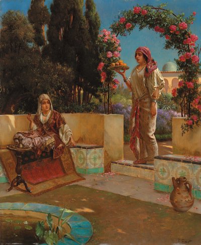 شاي العصر، بواسطة رودولف إرنست