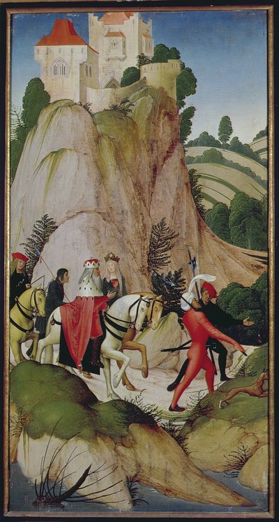 مشهد من أسطورة سانت ليوبولد ، 1505 (درجة الحرارة على اللوحة) بواسطة رويلاند الأصغر Frueauf