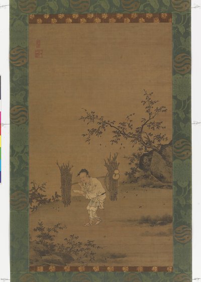 Zhu Maichen ، حوالي عام 1450 (حبر ولون على الحرير) بواسطة روي شي