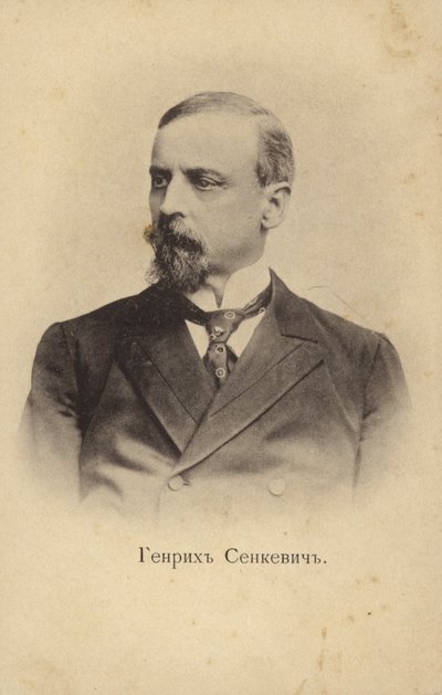 الصحفي والروائي البولندي Henryk Sienkiewicz بواسطة مصور روسي