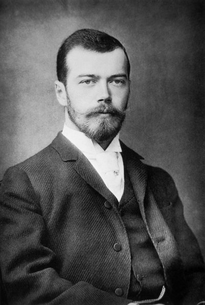 نيكولاس الثاني من تساريفيتش ، حوالي 1892 (صورة ب / ث) بواسطة مصور روسي