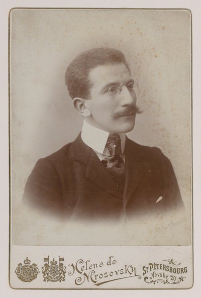 صورة للرسام ليون باكست (1866-1924) بواسطة مصور روسي