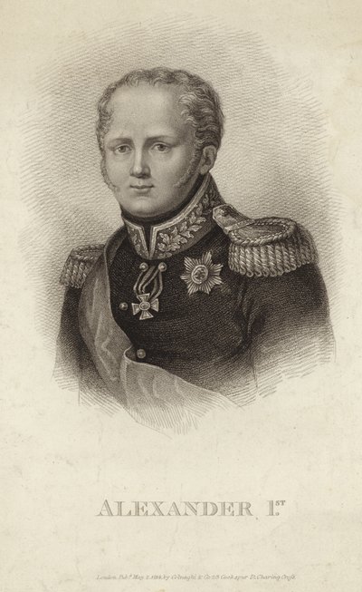 الإسكندر الأول - إمبراطور روسيا (1777-1825) بواسطة المدرسة الروسية