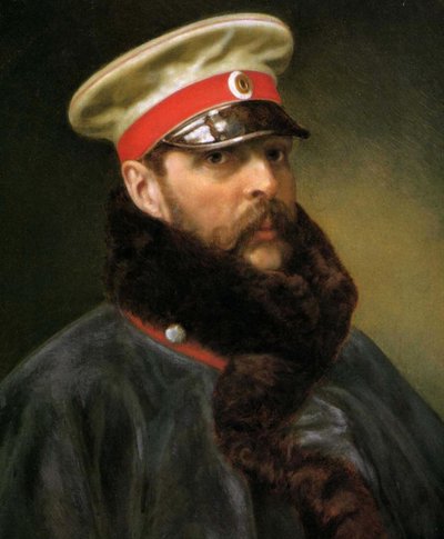 الإمبراطور ألكسندر الثاني ، c.1888 بواسطة المدرسة الروسية
