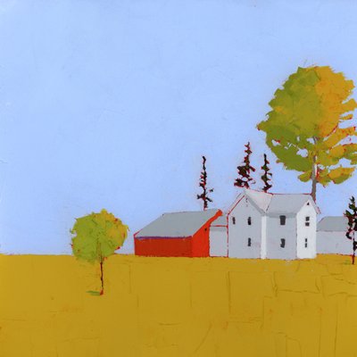 محتمل، 2025 (أكريليك على لوح خشبي) بواسطة 